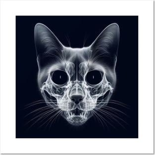 Spectral Whiskers: The Phantom Feline X-Ray Posters and Art